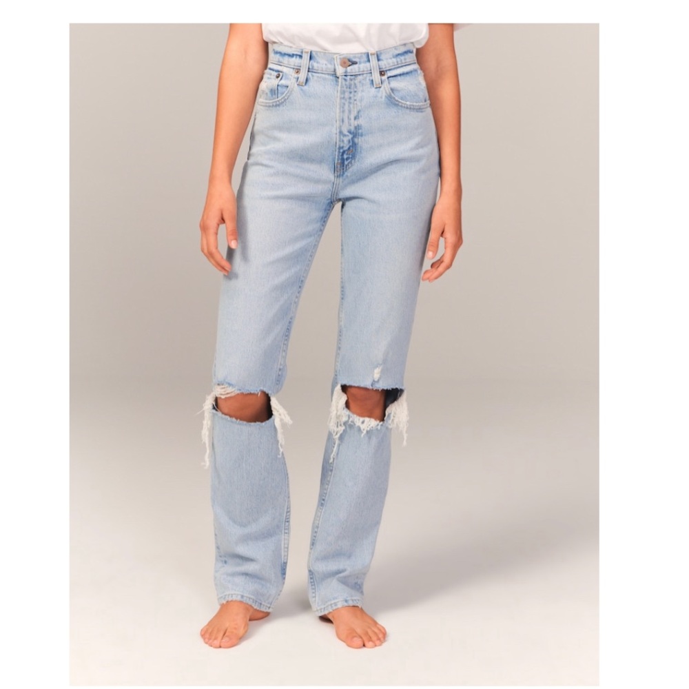 Abercrombie & Fitch 90s straight ultra high rise Jeans